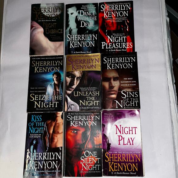 Sherrilyn Kenyon Dark-Hunter Series Bundle of 9 Paranormal Romance Paperbacks - Picture 1 of 3